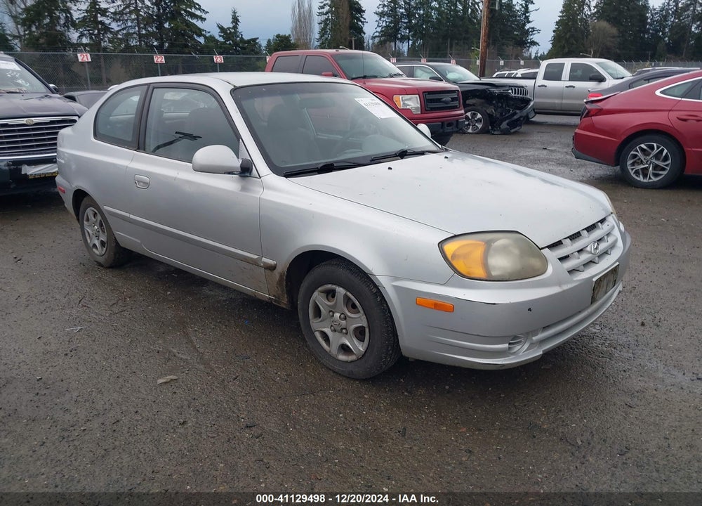 2005 HYUNDAI ACCENT GLS/GT VIN: KMHCG35C25U328416