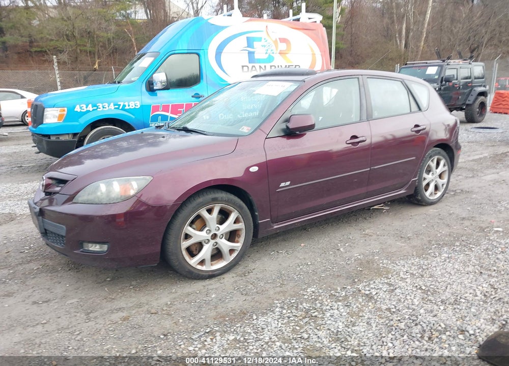 2008 MAZDA 3 S GRAND TOURING VIN: JM1BK343581838104