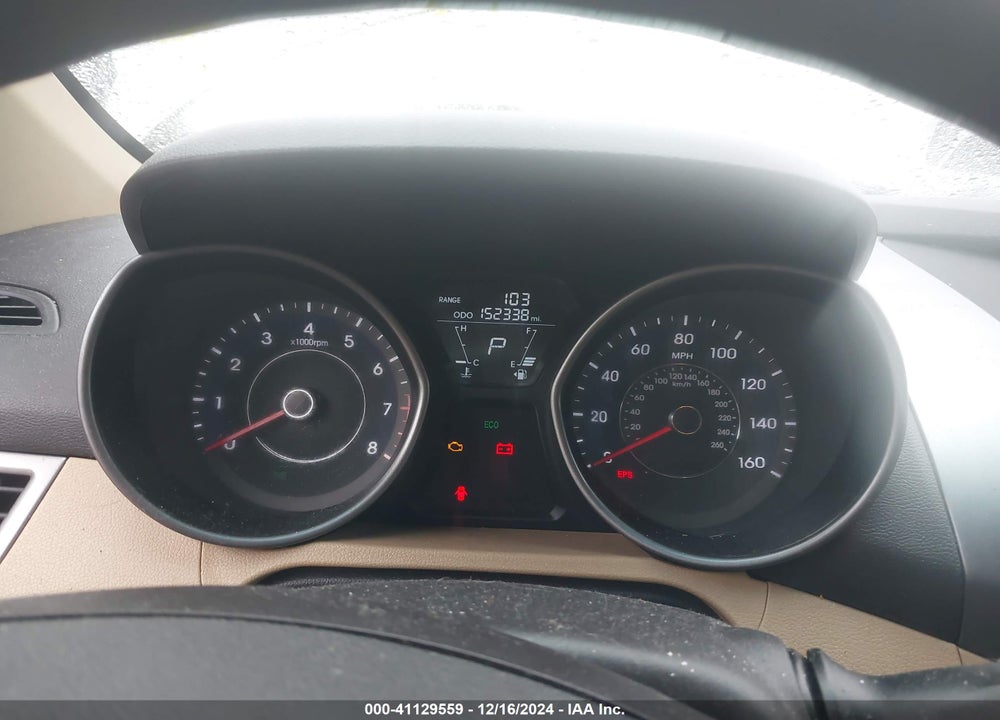 2013 HYUNDAI ELANTRA GLS VIN: 5NPDH4AE4DH159592