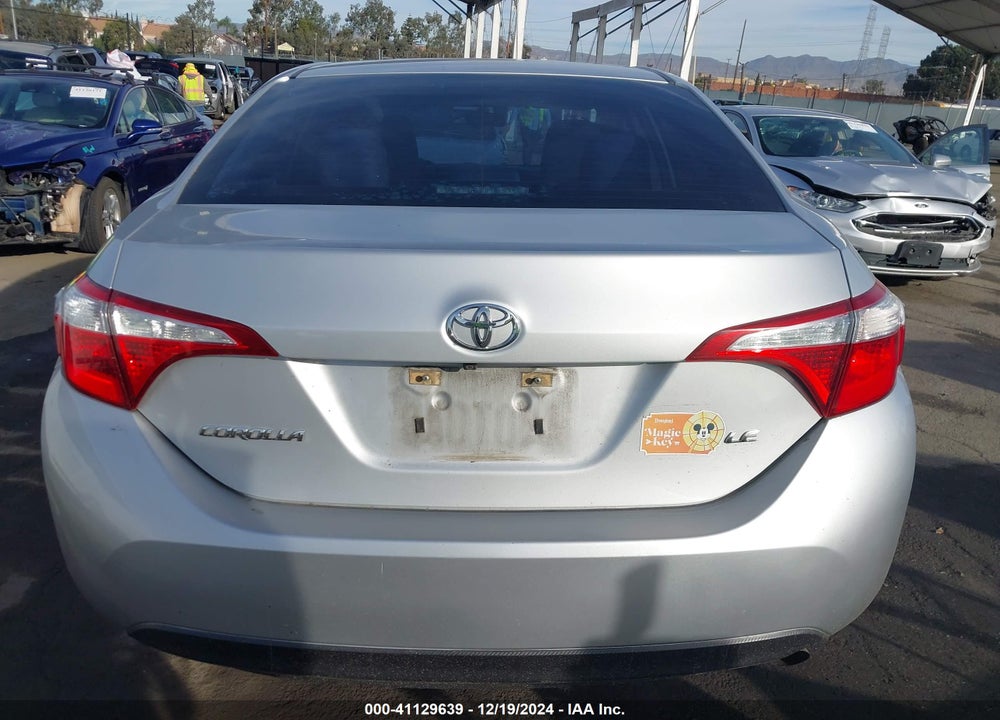 2016 TOYOTA COROLLA LE VIN: 5YFBURHE0GP504579