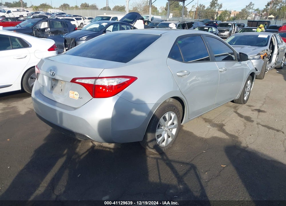 2016 TOYOTA COROLLA LE VIN: 5YFBURHE0GP504579