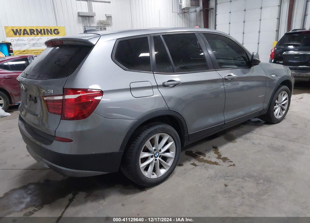 2013 BMW X3 XDRIVE28I VIN: 5UXWX9C53D0A13558