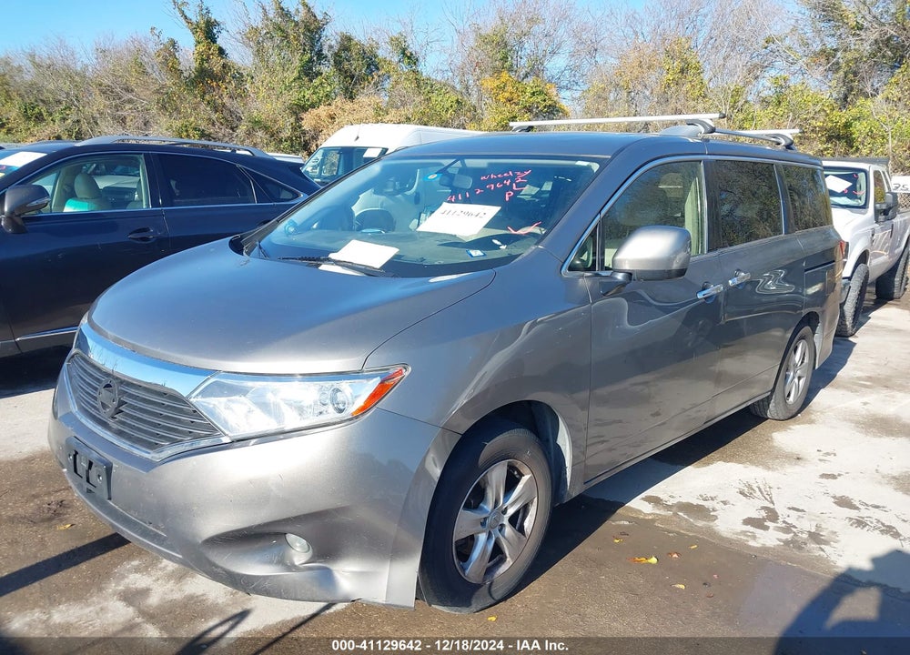2017 NISSAN QUEST SV VIN: JN8AE2KPXH9168607
