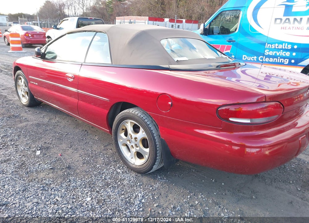 2000 CHRYSLER SEBRING JXI VIN: 3C3EL55H3YT207901