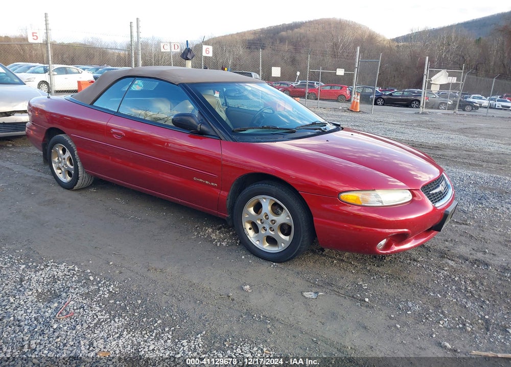 2000 CHRYSLER SEBRING JXI VIN: 3C3EL55H3YT207901