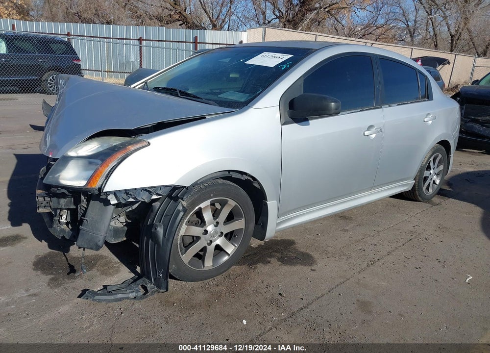 2012 NISSAN SENTRA 2.0 SR VIN: 3N1AB6AP5CL737931