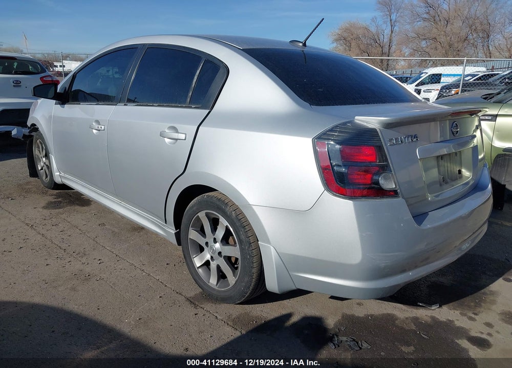 2012 NISSAN SENTRA 2.0 SR VIN: 3N1AB6AP5CL737931