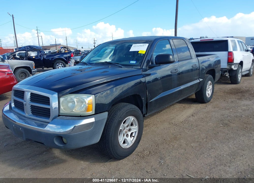 2005 DODGE DAKOTA SLT VIN: 1D7HE48N75S243527