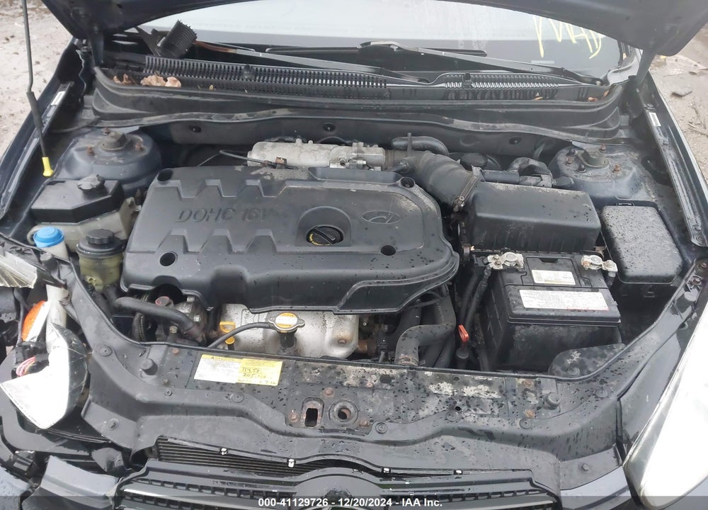 2008 HYUNDAI ACCENT GLS VIN: KMHCN46C48U241339