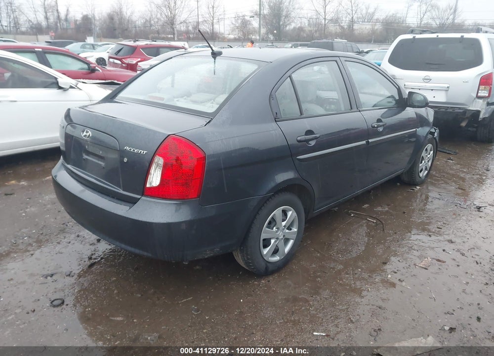 2008 HYUNDAI ACCENT GLS VIN: KMHCN46C48U241339