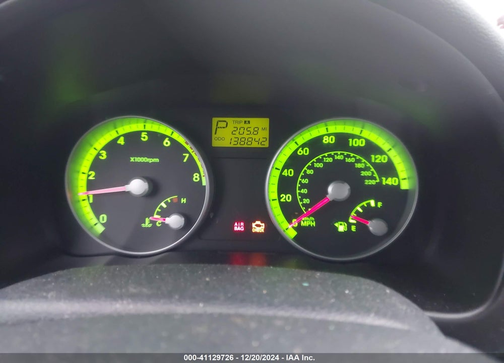 2008 HYUNDAI ACCENT GLS VIN: KMHCN46C48U241339