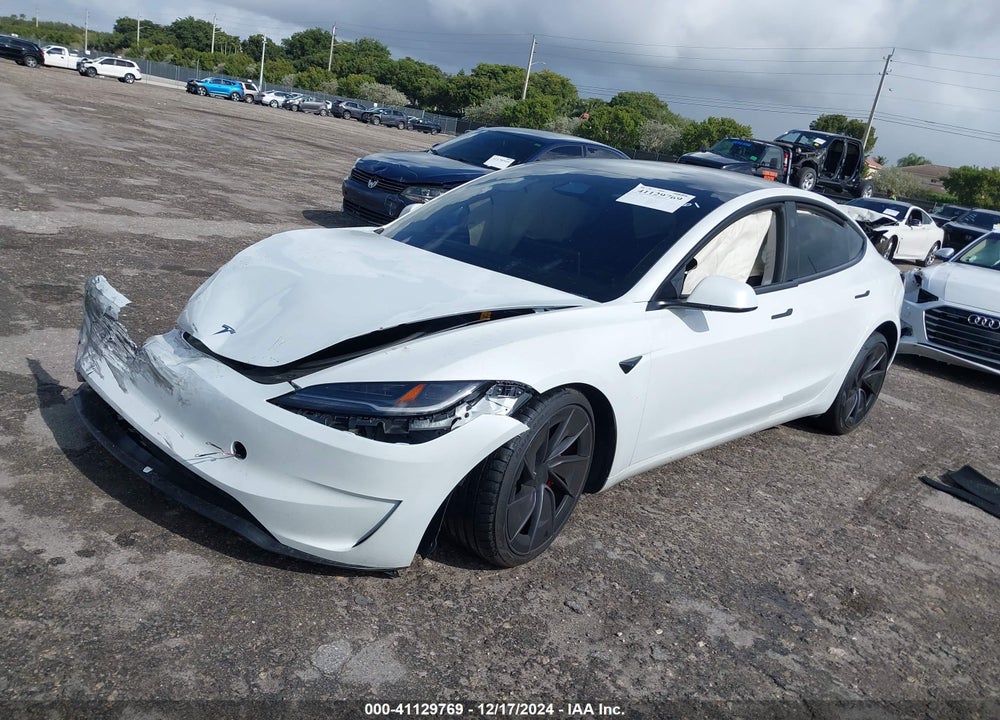 2024 TESLA MODEL 3 PERFORMANCE ALL-WHEEL DRIVE VIN: 5YJ3E1ET7RF801529