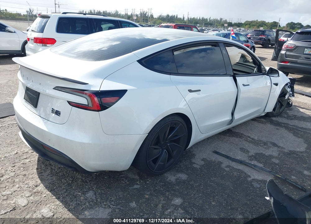 2024 TESLA MODEL 3 PERFORMANCE ALL-WHEEL DRIVE VIN: 5YJ3E1ET7RF801529