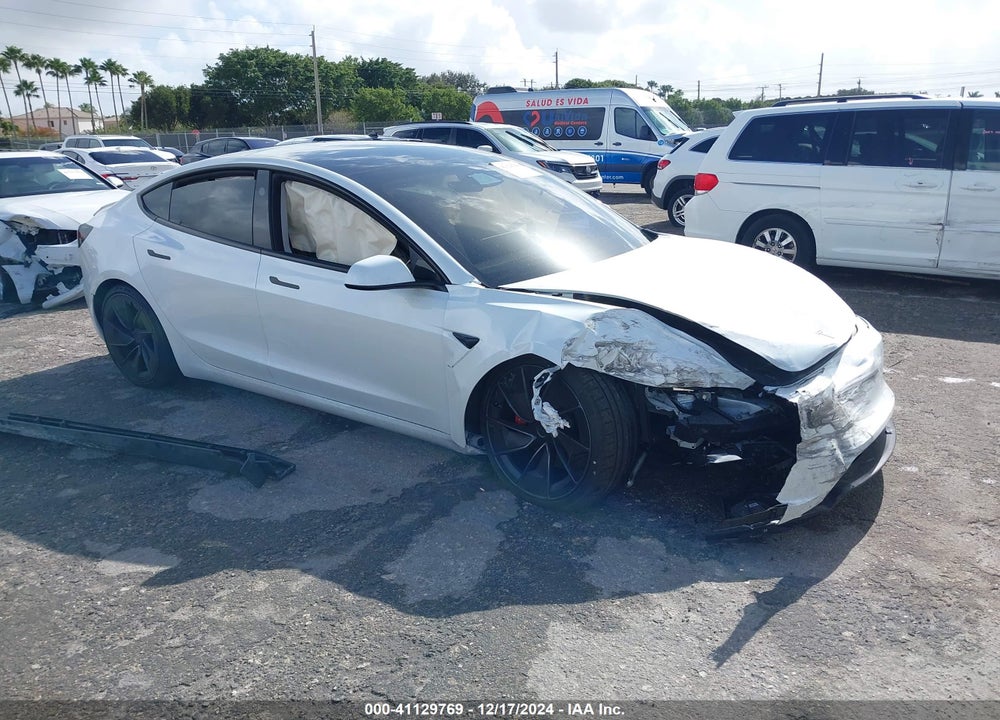 2024 TESLA MODEL 3 PERFORMANCE ALL-WHEEL DRIVE VIN: 5YJ3E1ET7RF801529