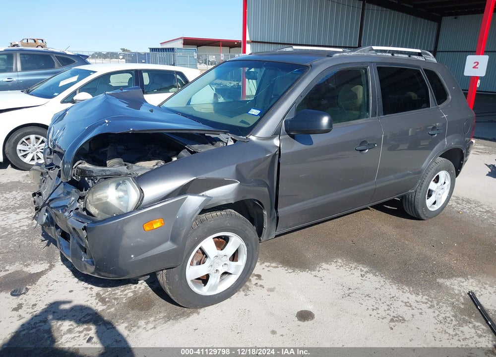 2007 HYUNDAI TUCSON GLS VIN: KM8JM12B47U560583