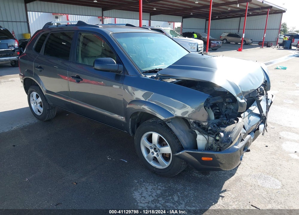 2007 HYUNDAI TUCSON GLS VIN: KM8JM12B47U560583