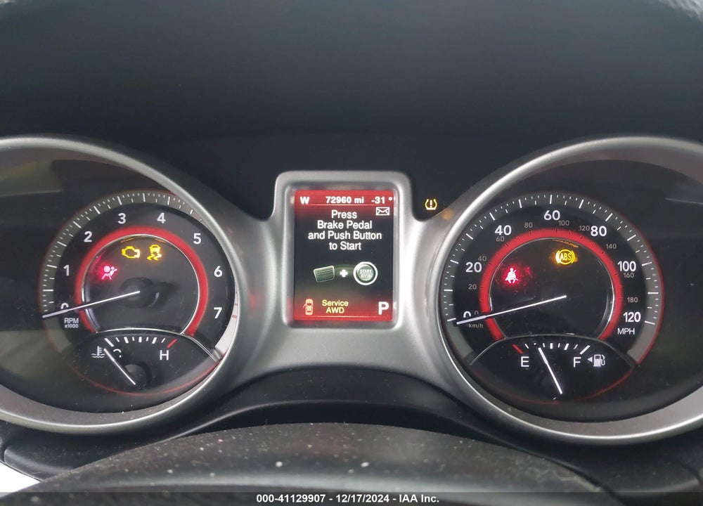 2017 DODGE JOURNEY GT AWD VIN: 3C4PDDEG1HT616028