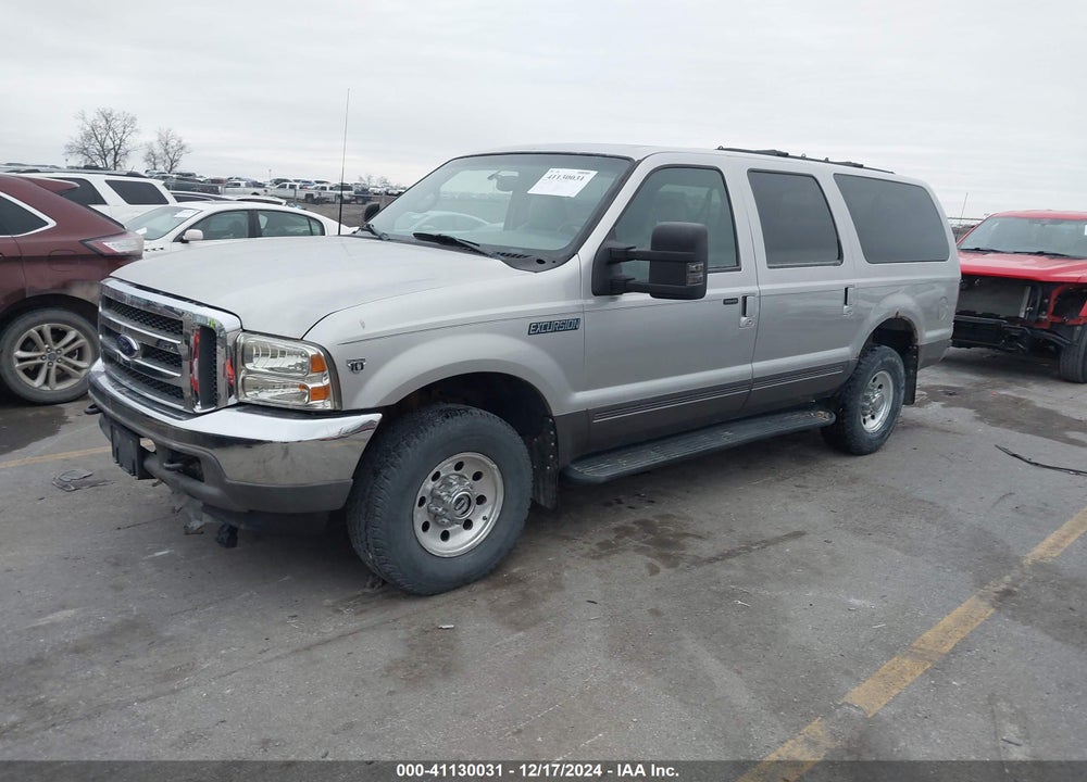 2002 FORD EXCURSION XLT VIN: 1FMNU41S62EC84334