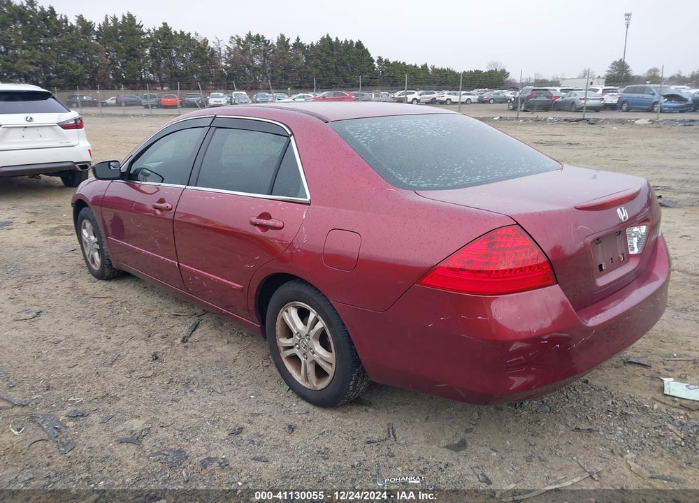 2006 HONDA ACCORD 2.4 SE VIN: 1HGCM56336A161012