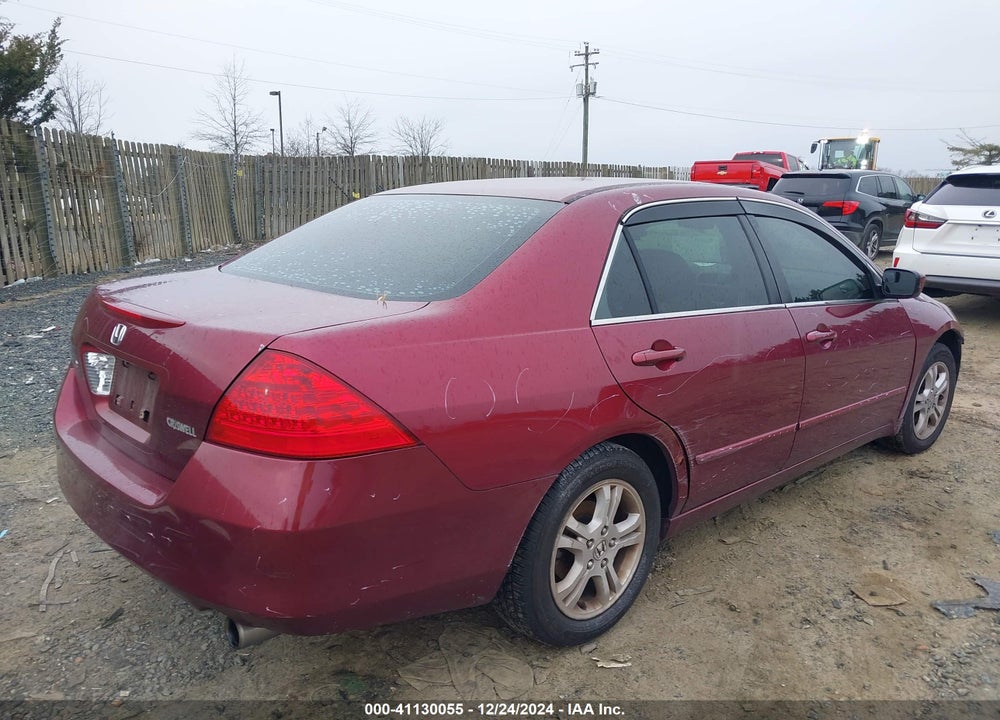 2006 HONDA ACCORD 2.4 SE VIN: 1HGCM56336A161012