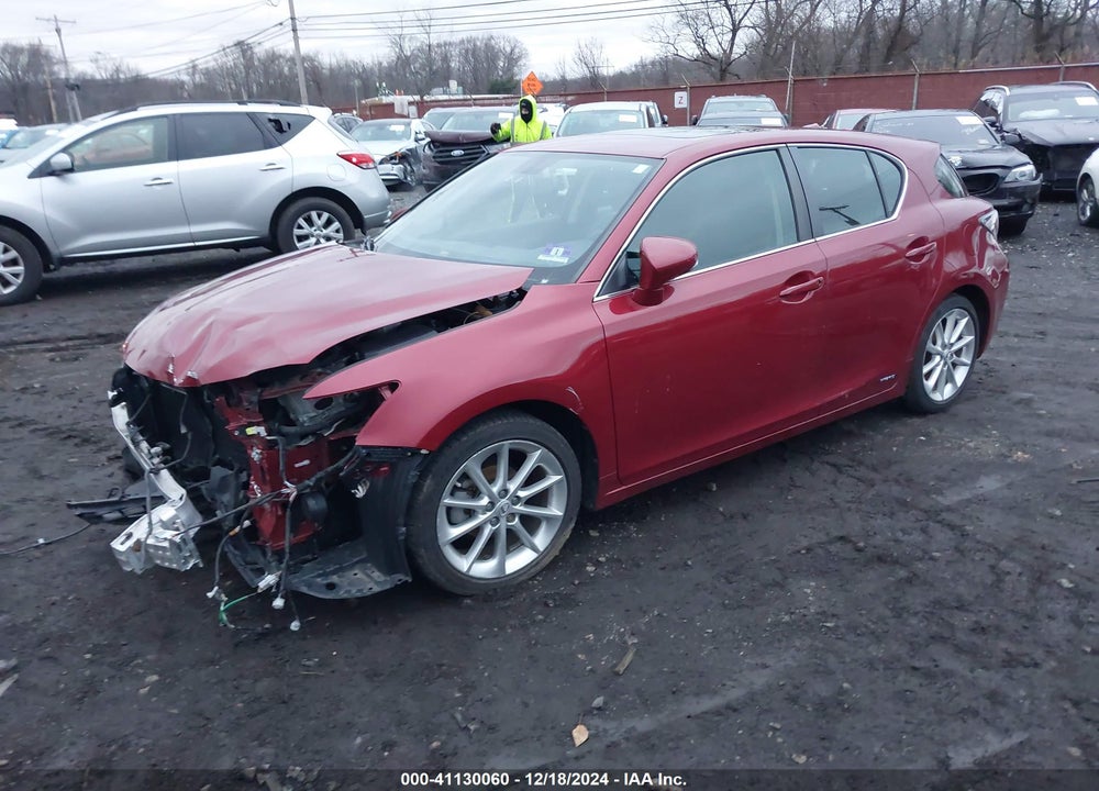 2013 LEXUS CT 200H VIN: JTHKD5BH2D2129878