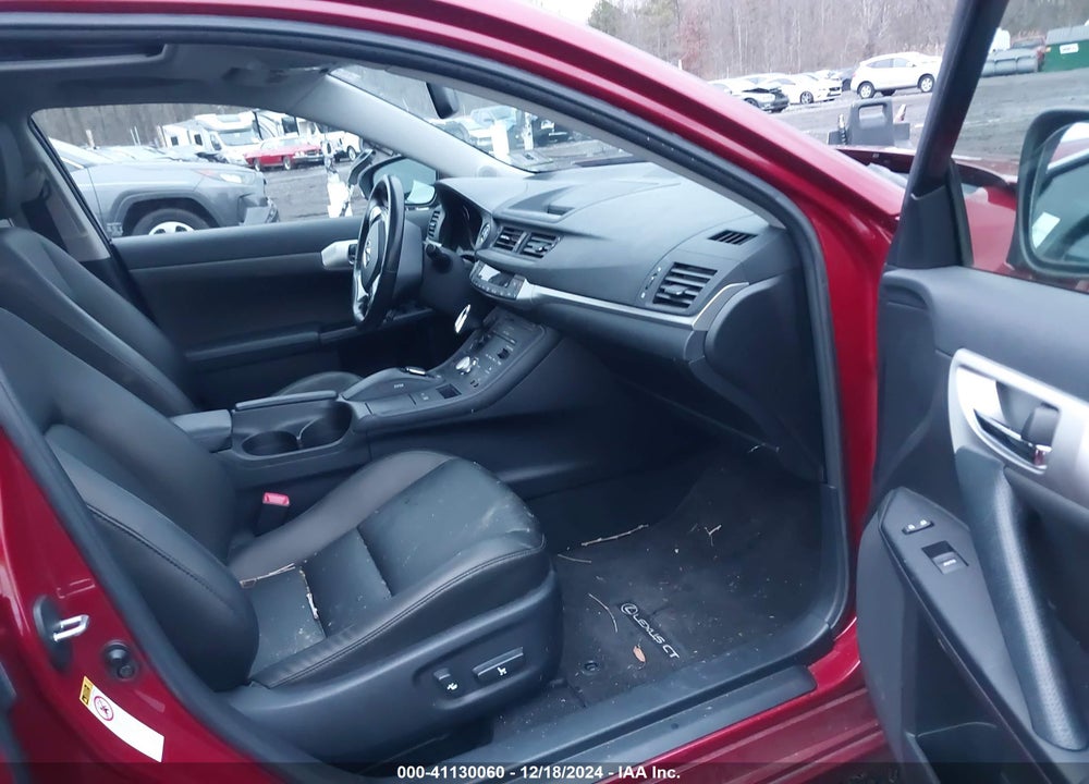 2013 LEXUS CT 200H VIN: JTHKD5BH2D2129878