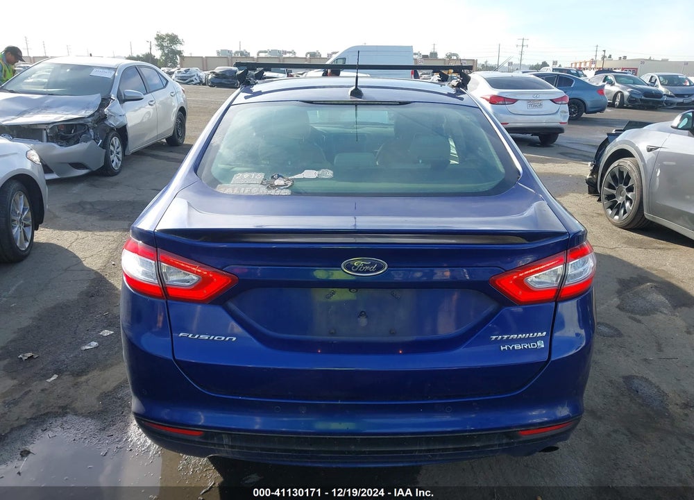 2015 FORD FUSION HYBRID TITANIUM VIN: 3FA6P0RU4FR245202