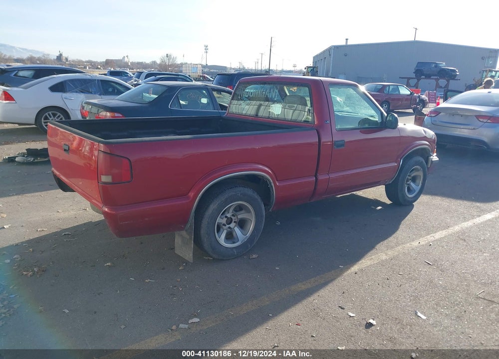 1998 CHEVROLET S-10 LS FLEETSIDE CMI VIN: 1GCCS1444W8113034