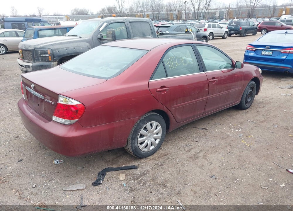 2006 TOYOTA CAMRY LE VIN: 4T1BE32K16U113785