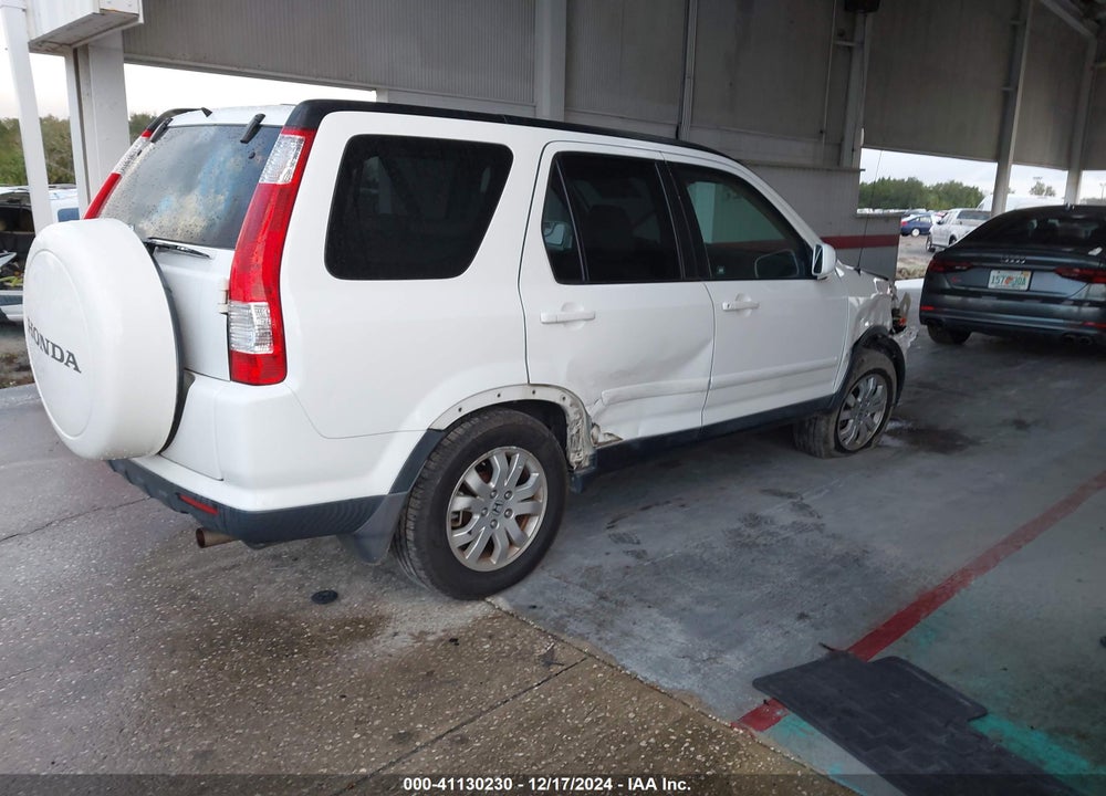 2006 HONDA CR-V SE VIN: SHSRD78946U407104