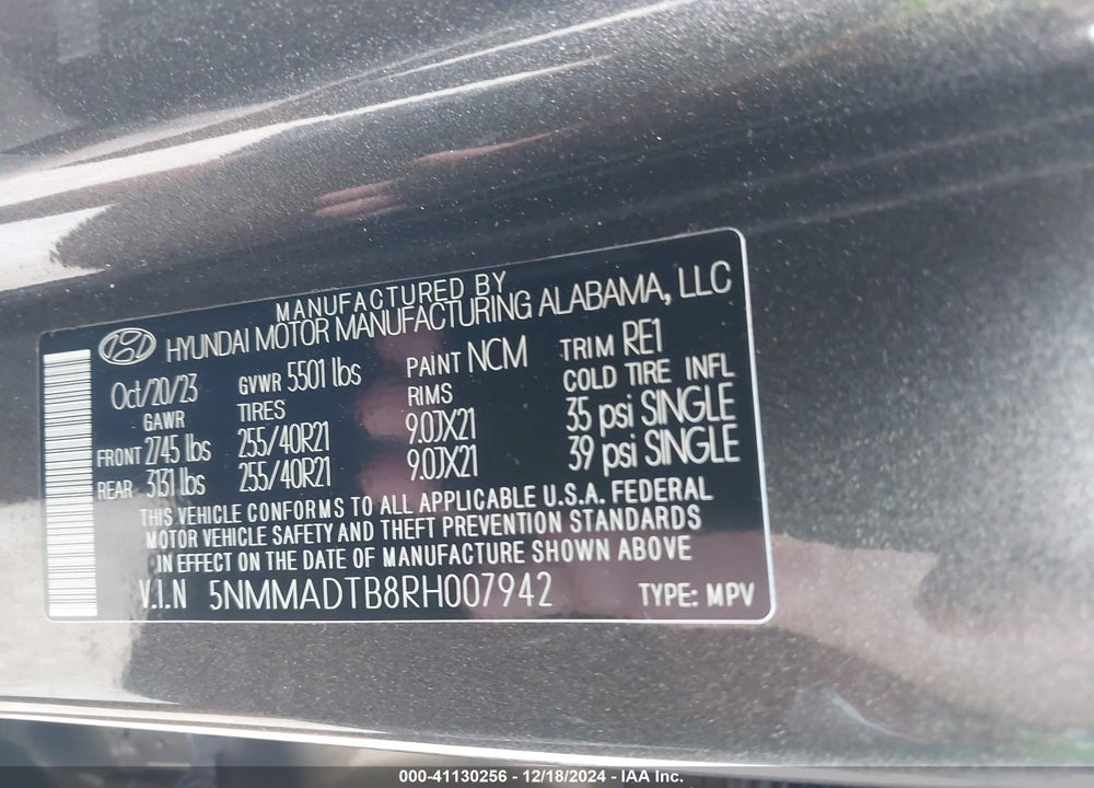 2024 GENESIS GV70 2.5T AWD VIN: 5NMMADTB8RH007942