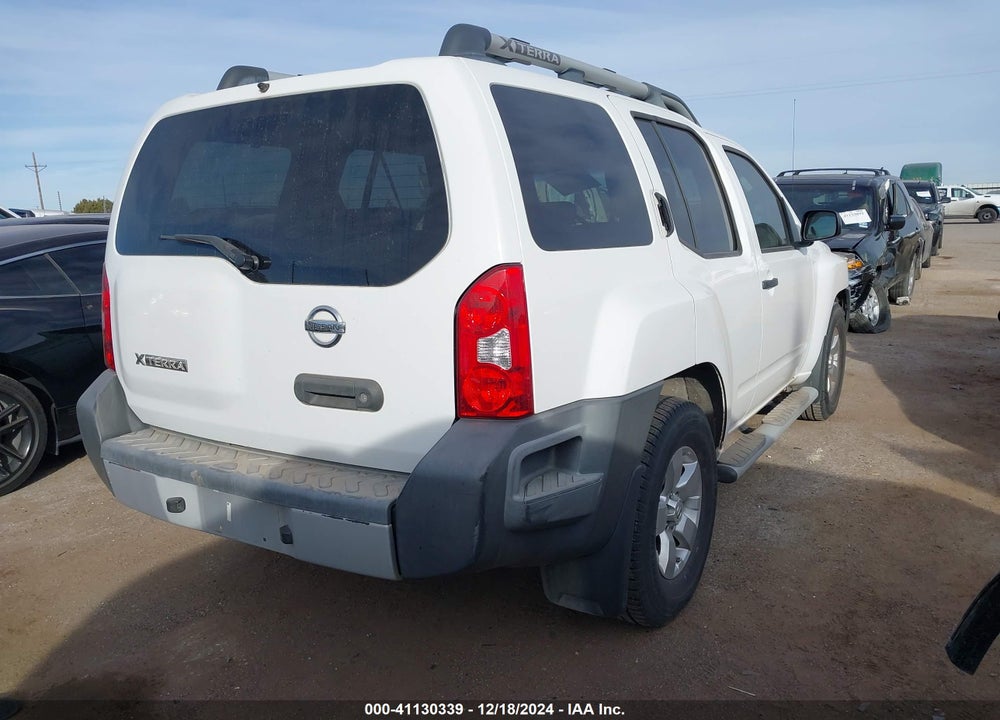 2009 NISSAN XTERRA S VIN: 5N1AN08U09C508151
