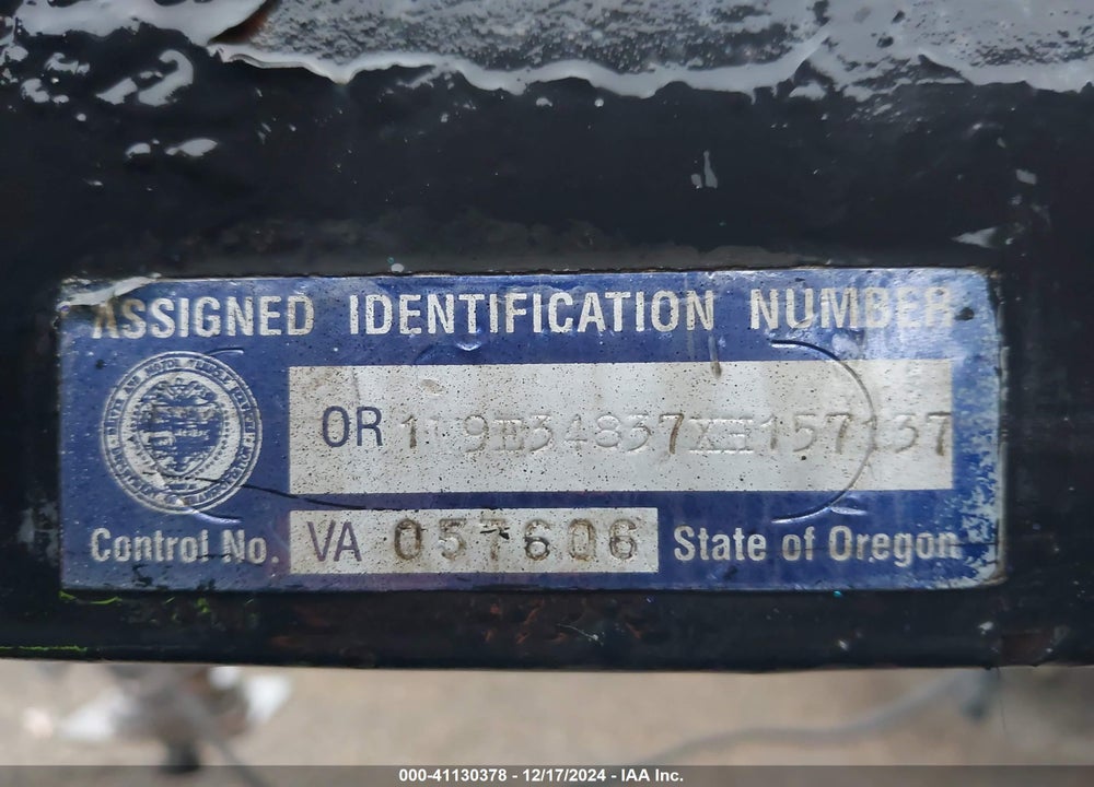 1999 MONROE MTRS WALLY-MO DIV --- VIN: 1W9E34837XH157137