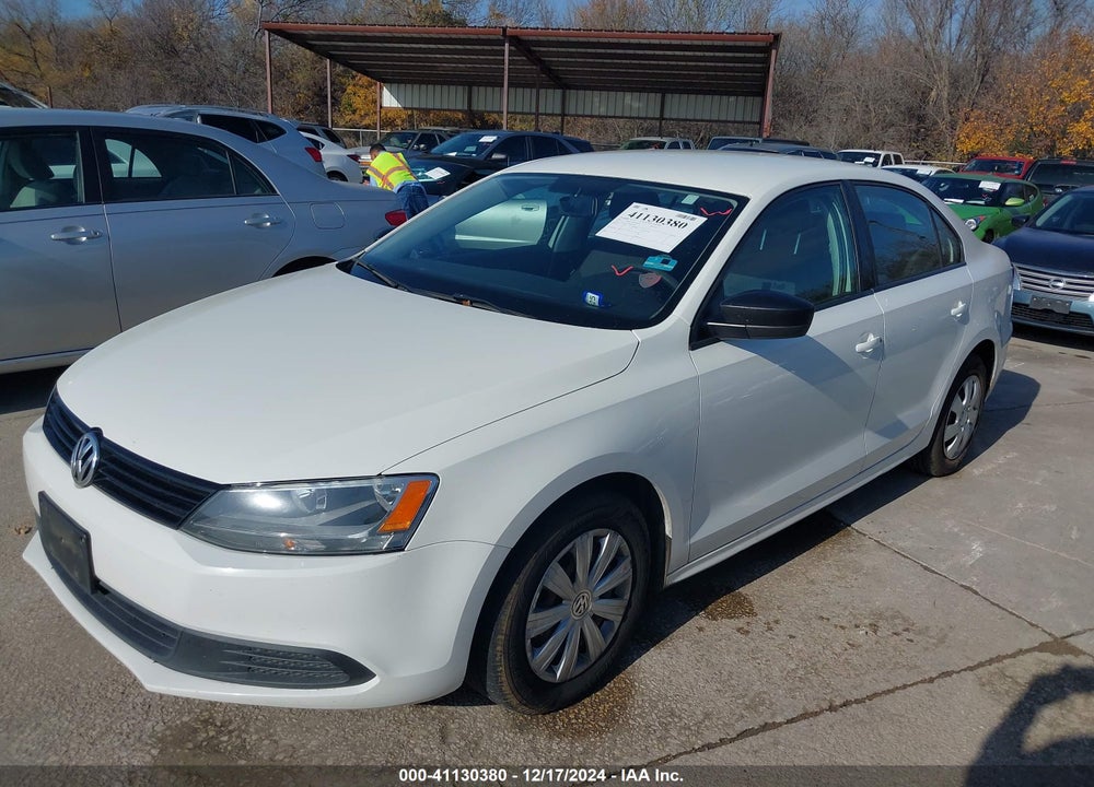 2013 VOLKSWAGEN JETTA 2.0L S VIN: 3VW2K7AJXDM267956
