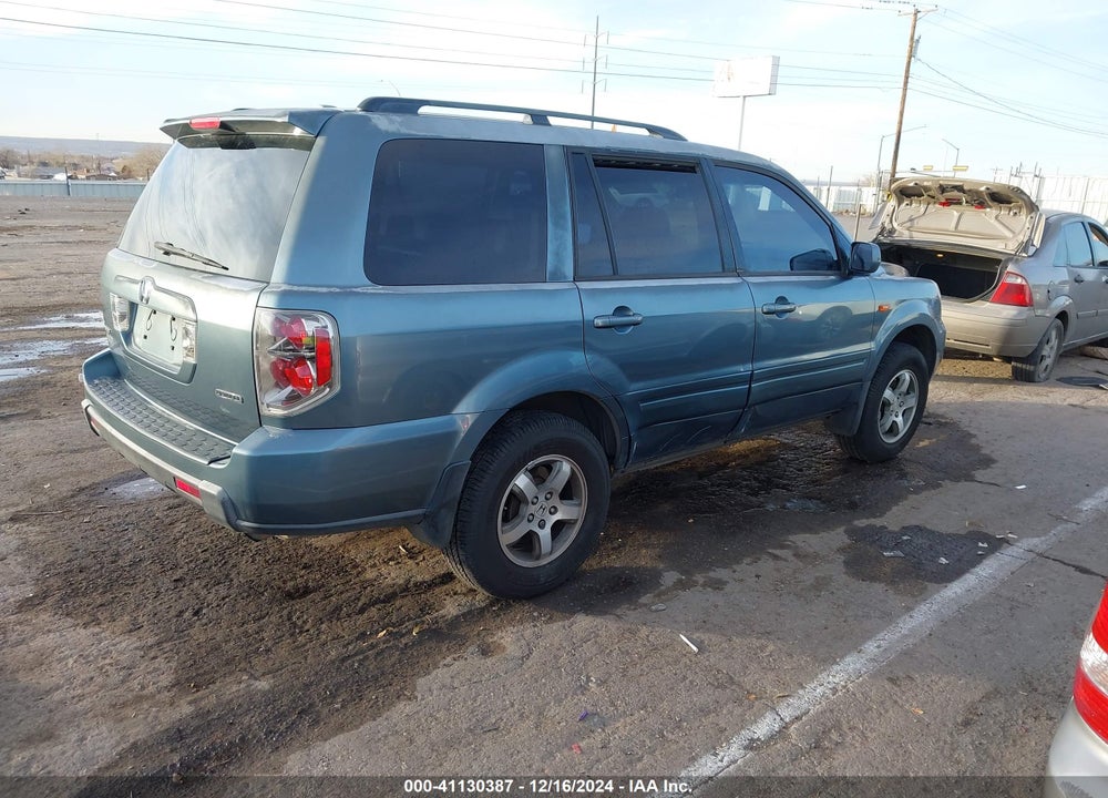 2008 HONDA PILOT EX-L VIN: 5FNYF18518B017779
