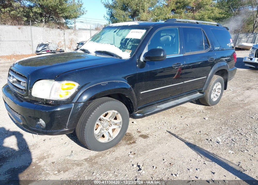 2004 TOYOTA SEQUOIA LIMITED V8 VIN: 5TDBT48A44S224895
