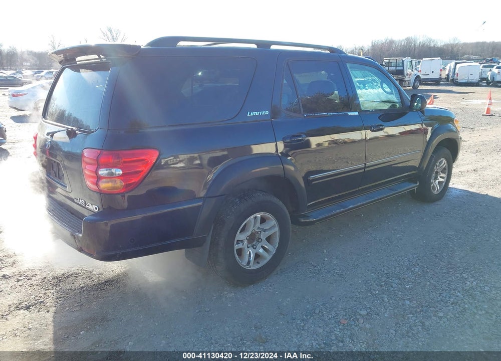 2004 TOYOTA SEQUOIA LIMITED V8 VIN: 5TDBT48A44S224895