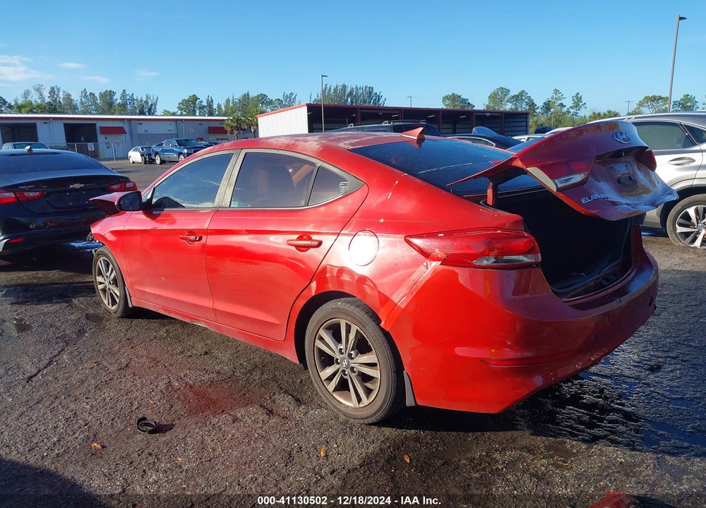2017 HYUNDAI ELANTRA VIN: 5NPD84LF3HH053906