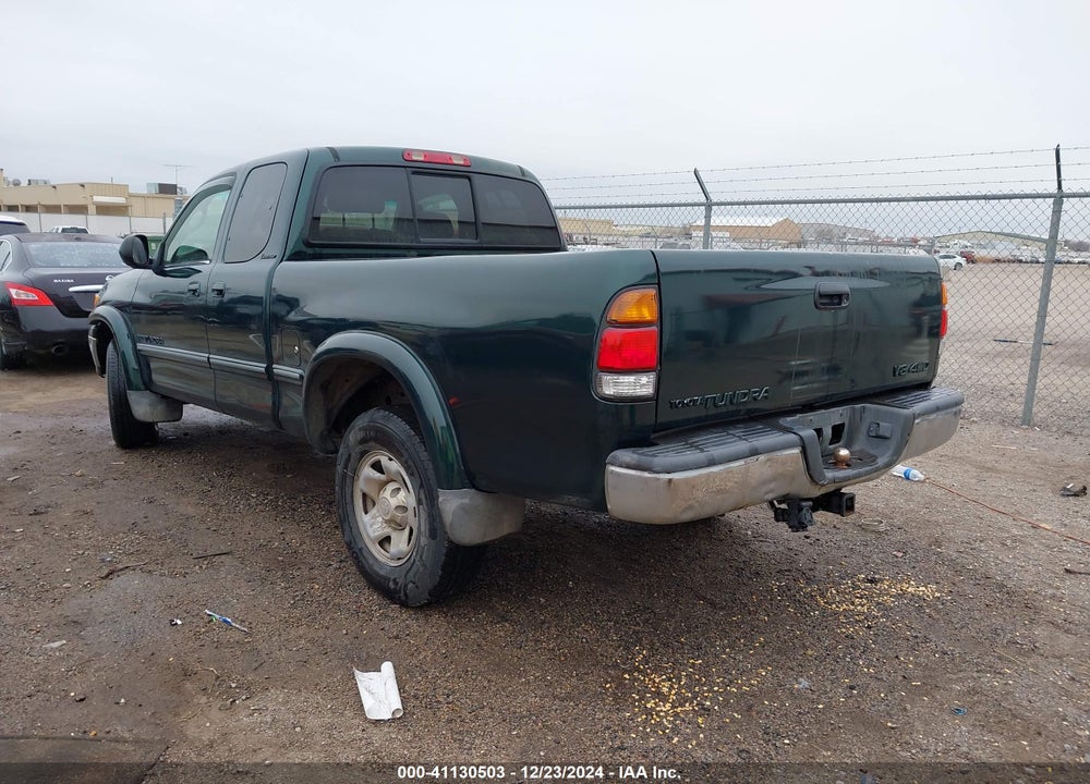2000 TOYOTA TUNDRA LTD V8 VIN: 5TBBT481XYS090991