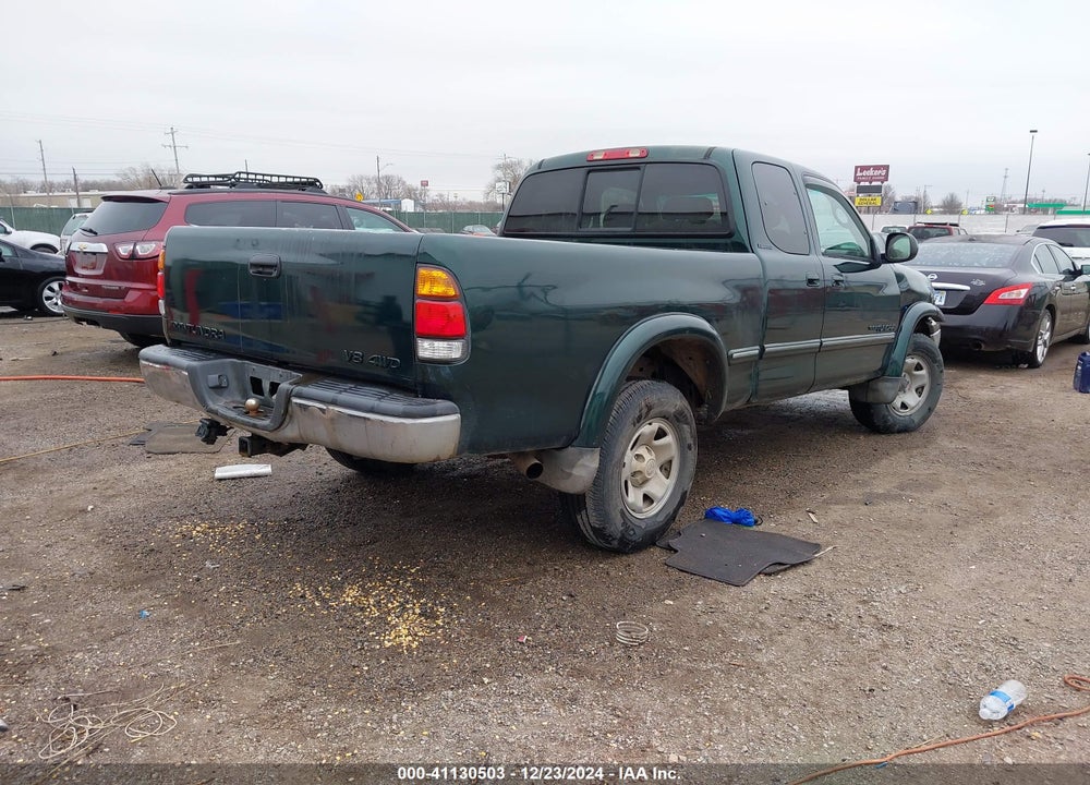 2000 TOYOTA TUNDRA LTD V8 VIN: 5TBBT481XYS090991