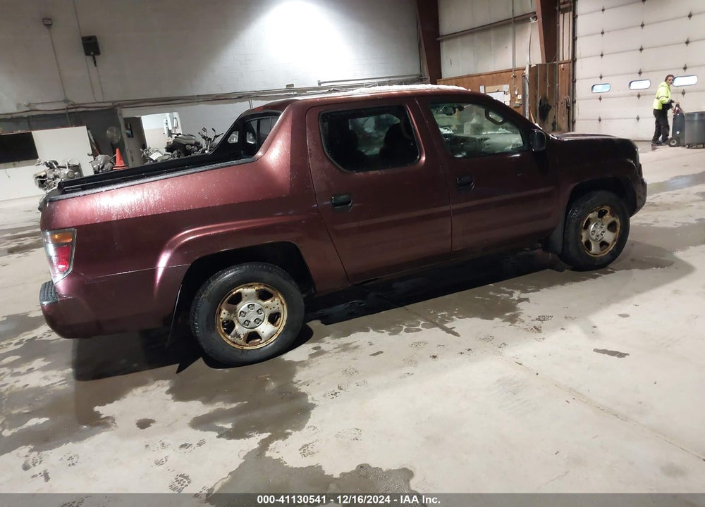 2007 HONDA RIDGELINE RT VIN: 2HJYK16297H510506