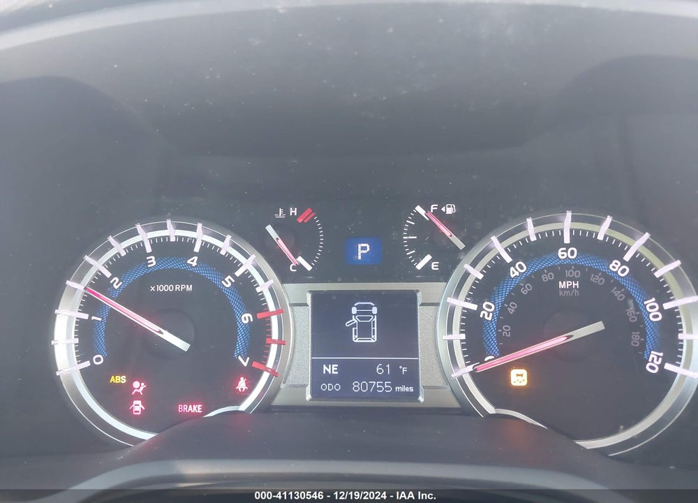 2019 TOYOTA 4RUNNER LIMITED VIN: JTEZU5JR2K5210171