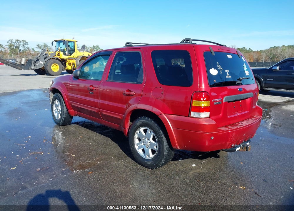 2007 FORD ESCAPE LIMITED VIN: 1FMCU94147KB27854