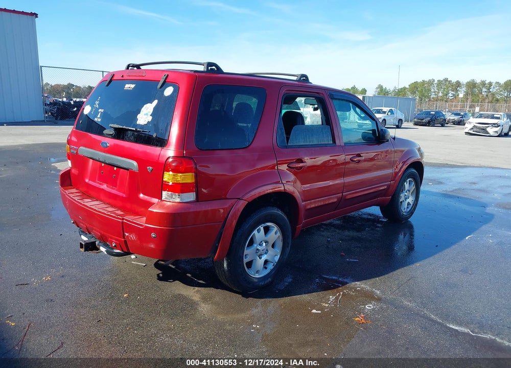 2007 FORD ESCAPE LIMITED VIN: 1FMCU94147KB27854