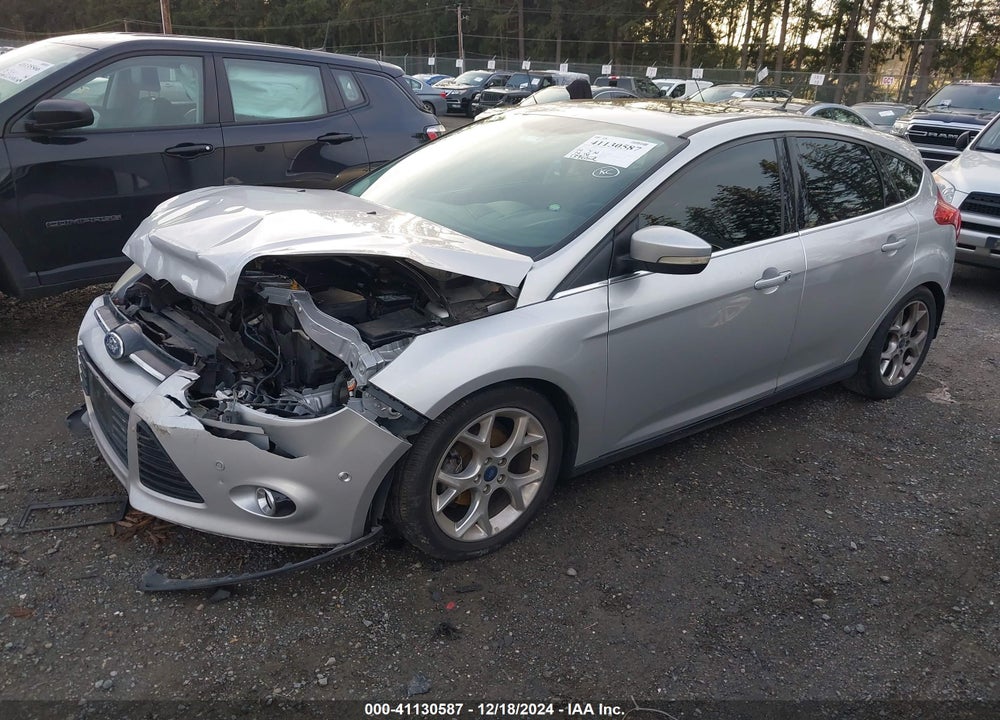 2014 FORD FOCUS TITANIUM VIN: 1FADP3N29EL413457