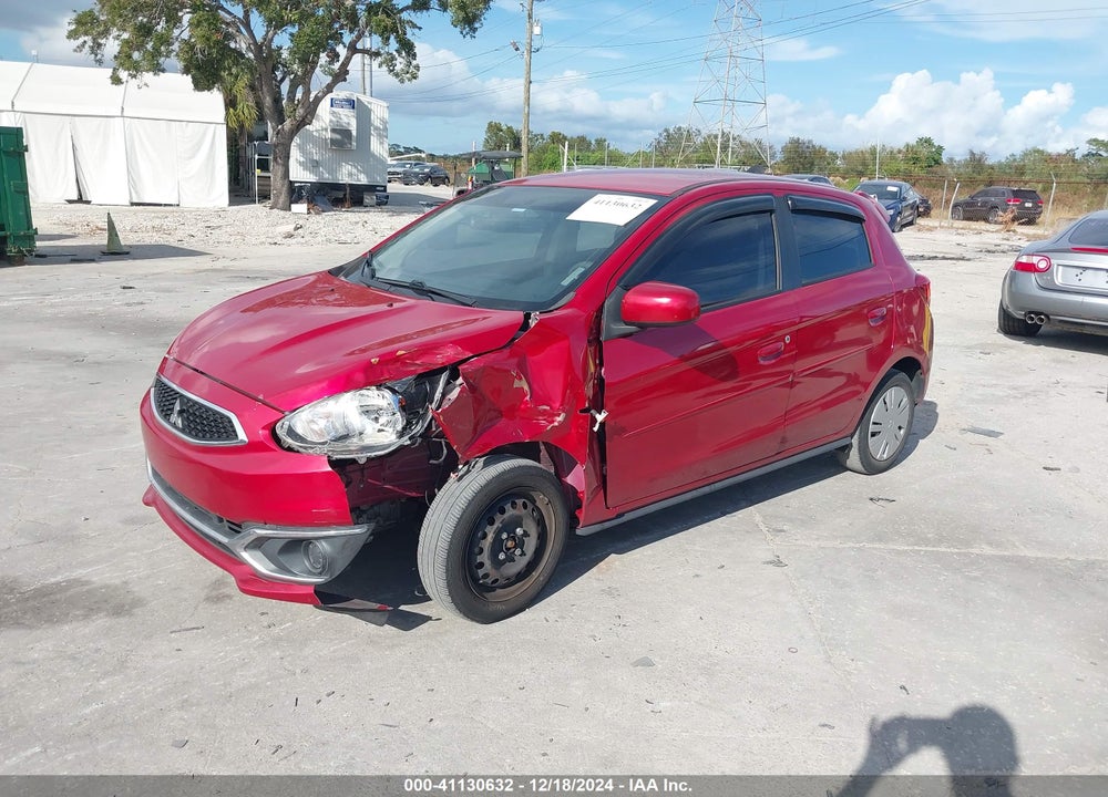 2019 MITSUBISHI MIRAGE RF VIN: ML32A3HJ9KH016080
