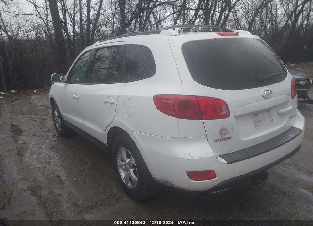 2007 HYUNDAI SANTA FE GLS VIN: 5NMSG13D57H061668