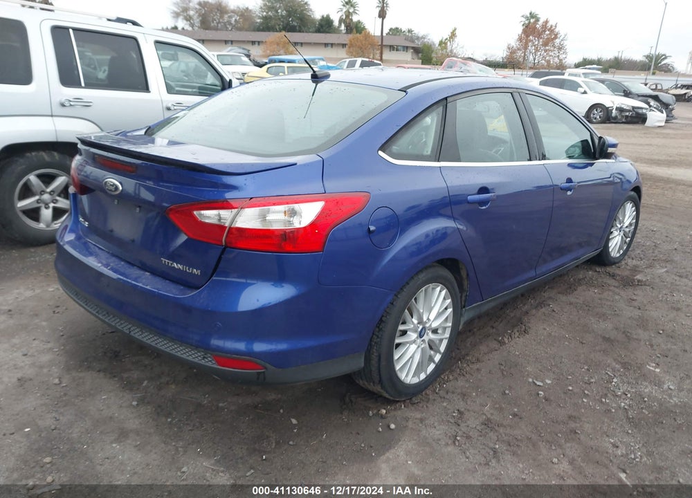 2013 FORD FOCUS TITANIUM VIN: 1FADP3J2XDL264917