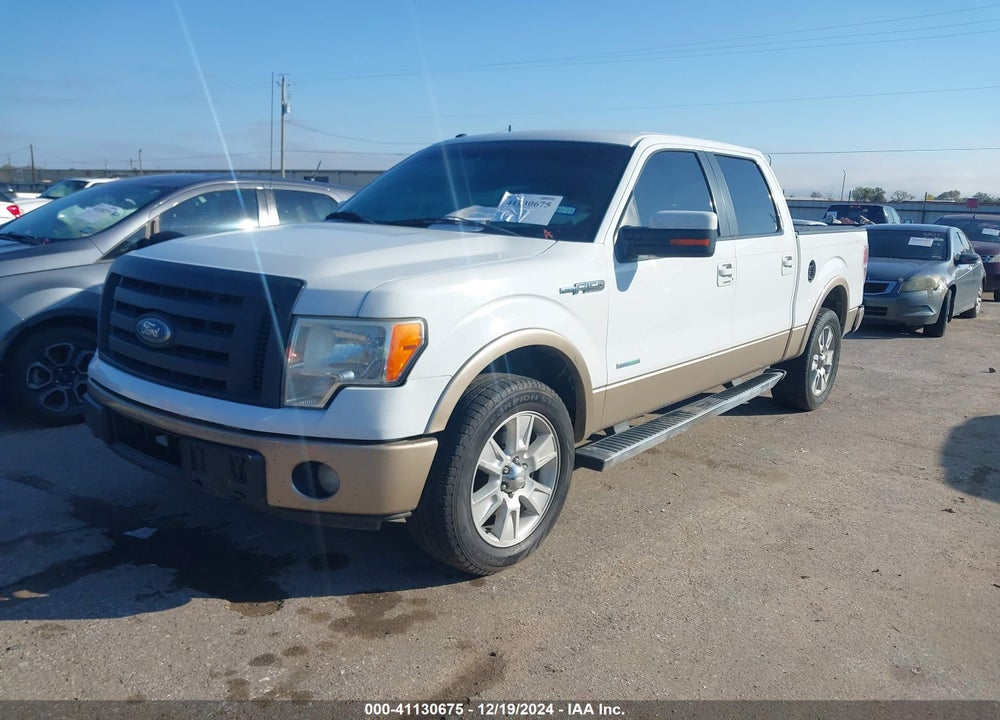 2012 FORD F-150 LARIAT VIN: 1FTFW1CTXCKD95608