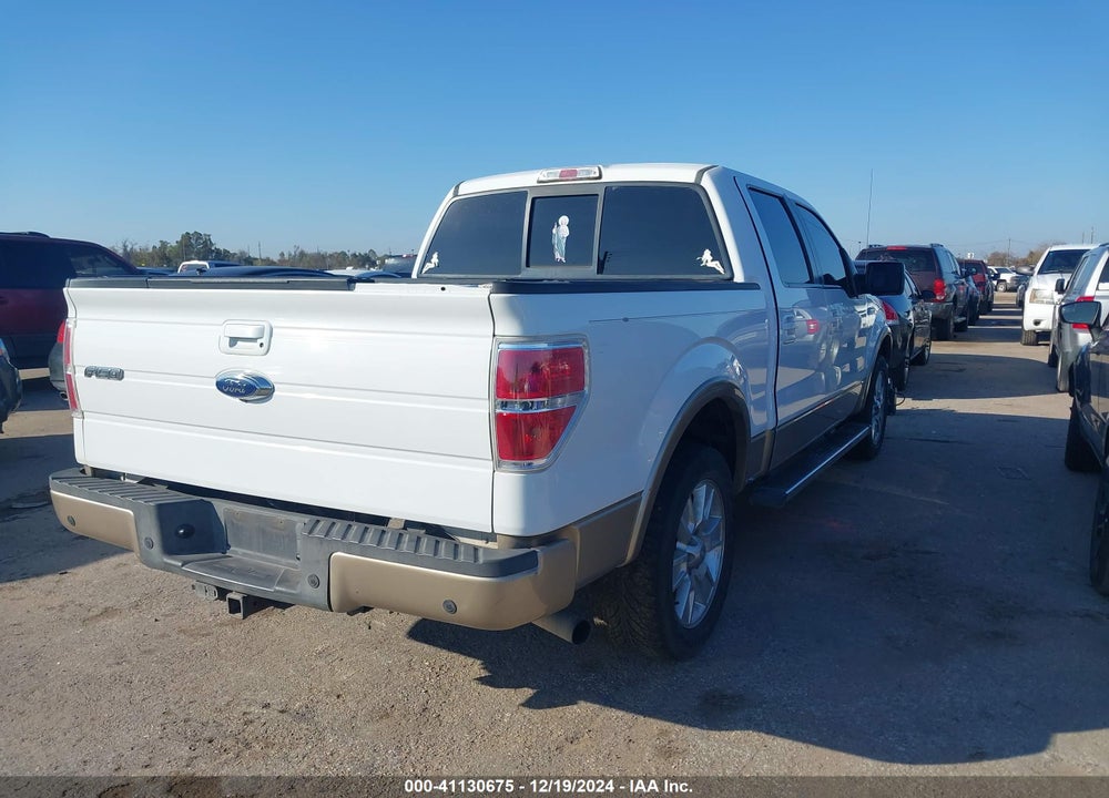 2012 FORD F-150 LARIAT VIN: 1FTFW1CTXCKD95608
